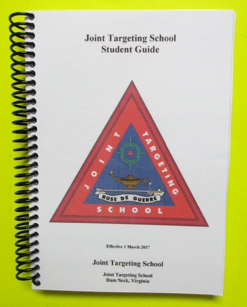 Joint Targeting School Student Guide - 2017 - Mini size - Click Image to Close